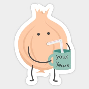 Delicious tears Sticker